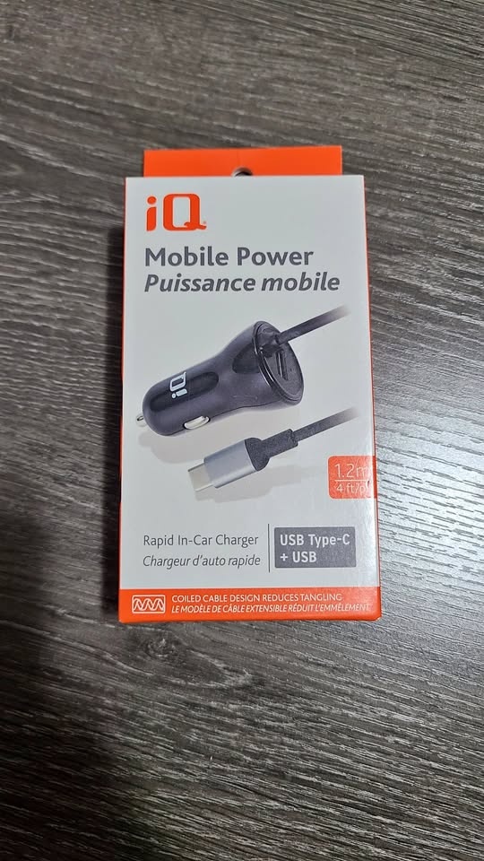 Phone Charger USB C Car Adapter (Brand New In Box)