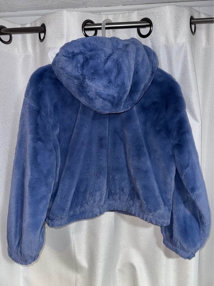 Blue/Pink/Brown Fur Jackets | $20 each - photo 2