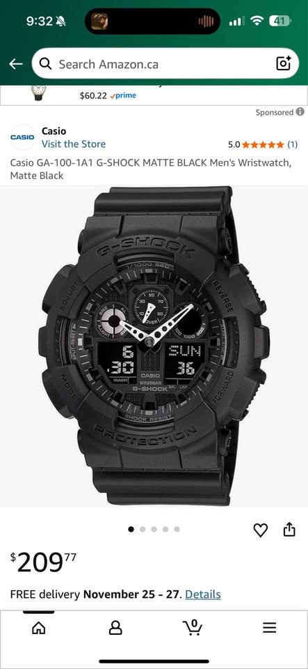 Casio G-Shock GA-100-1A1 - photo 5