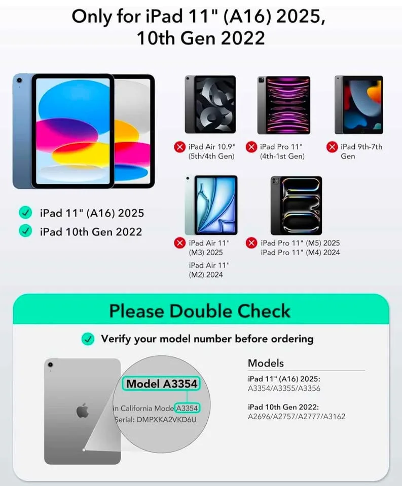 IPad 11" ESR Magnetic Keyboard Case - New image indicator(2)