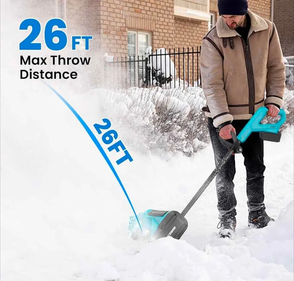 Cordless SnowBlower Shovel + 2 Batteries - New image indicator(2)