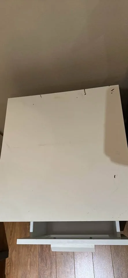 White Ikea Brimnes Nightstandx2 image indicator(3)