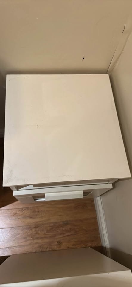 White Ikea Brimnes Nightstandx2 - photo 4