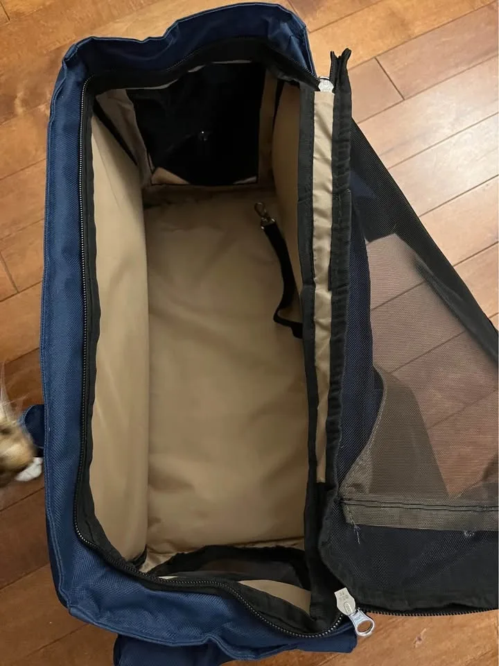 Pet carrier bag image indicator(3)