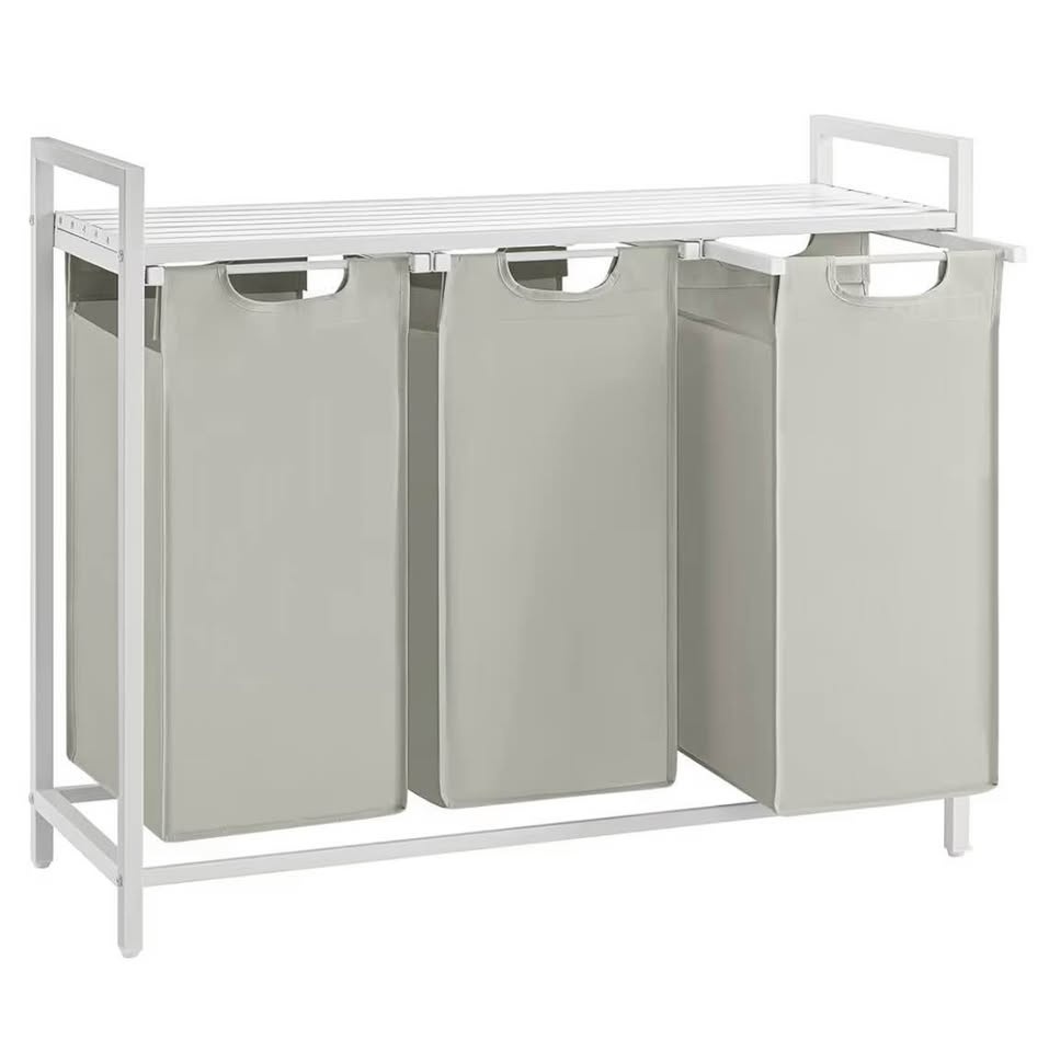 VASAGLE Laundry Hamper – 3-Bag Laundry Sorter - Brand New - photo 3
