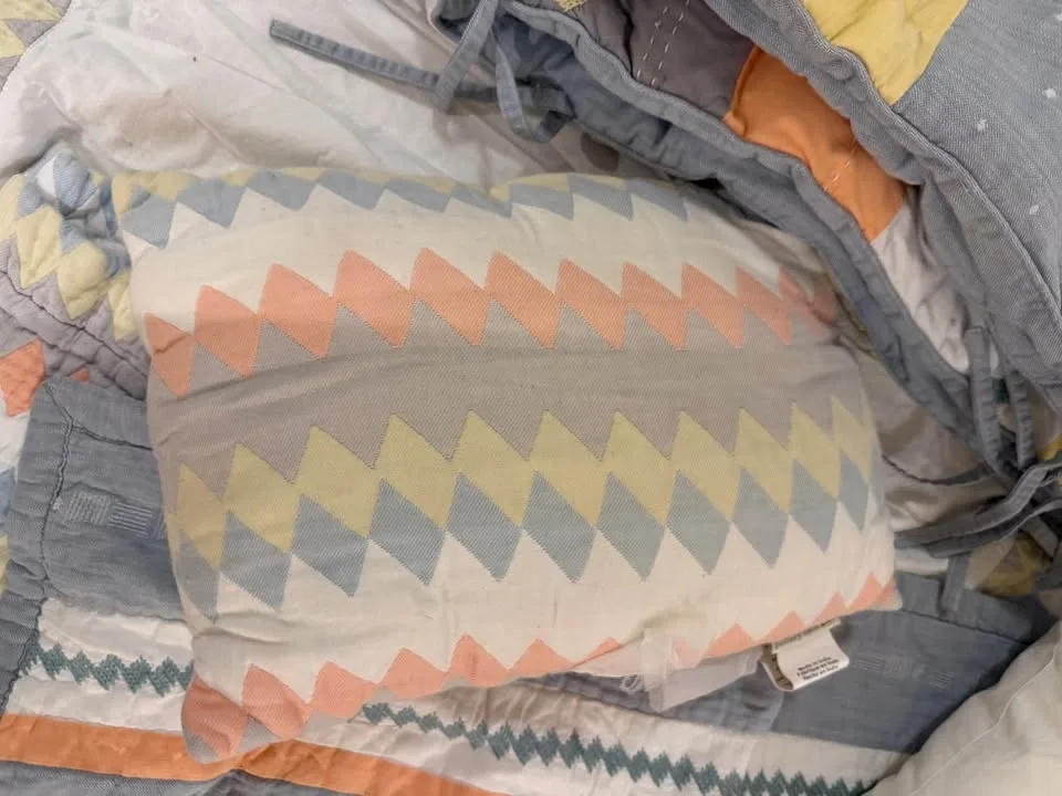 Pottery barn, little lion, baby crib, bedding set image indicator(5)