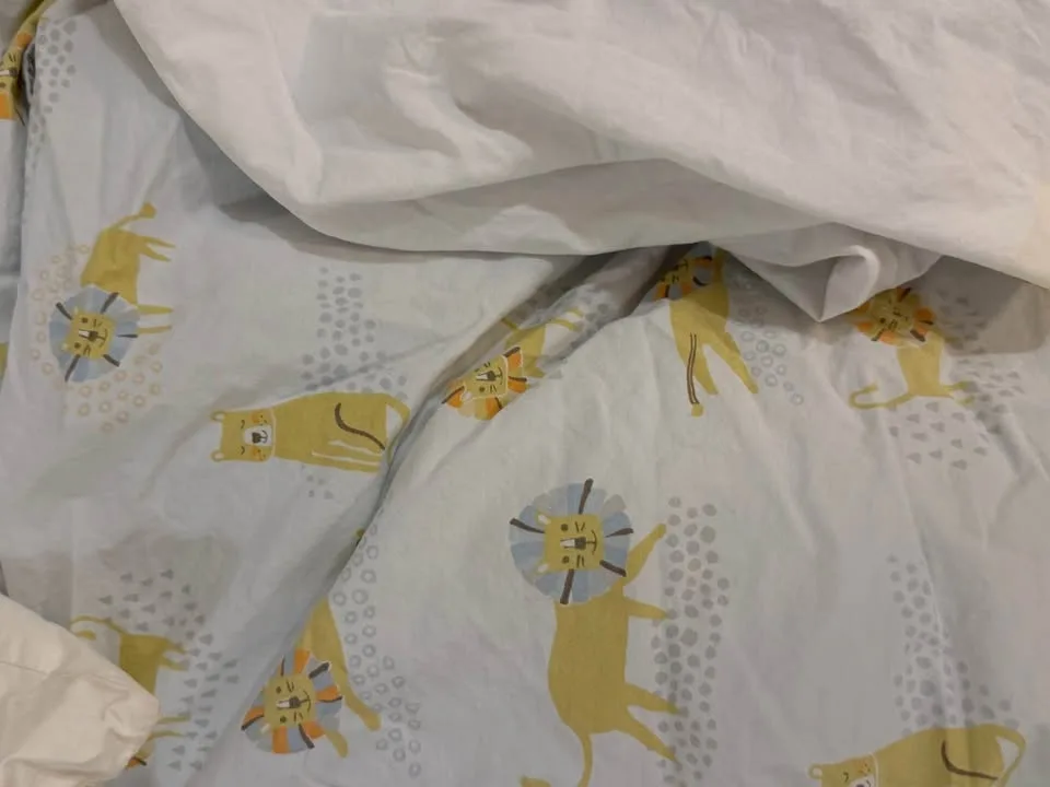 Pottery barn, little lion, baby crib, bedding set image indicator(7)