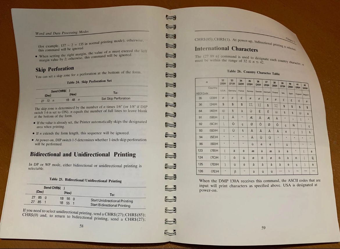 Tandy Dot-Matrix Printer DMP-130 Manual -Used- see details below - photo 3