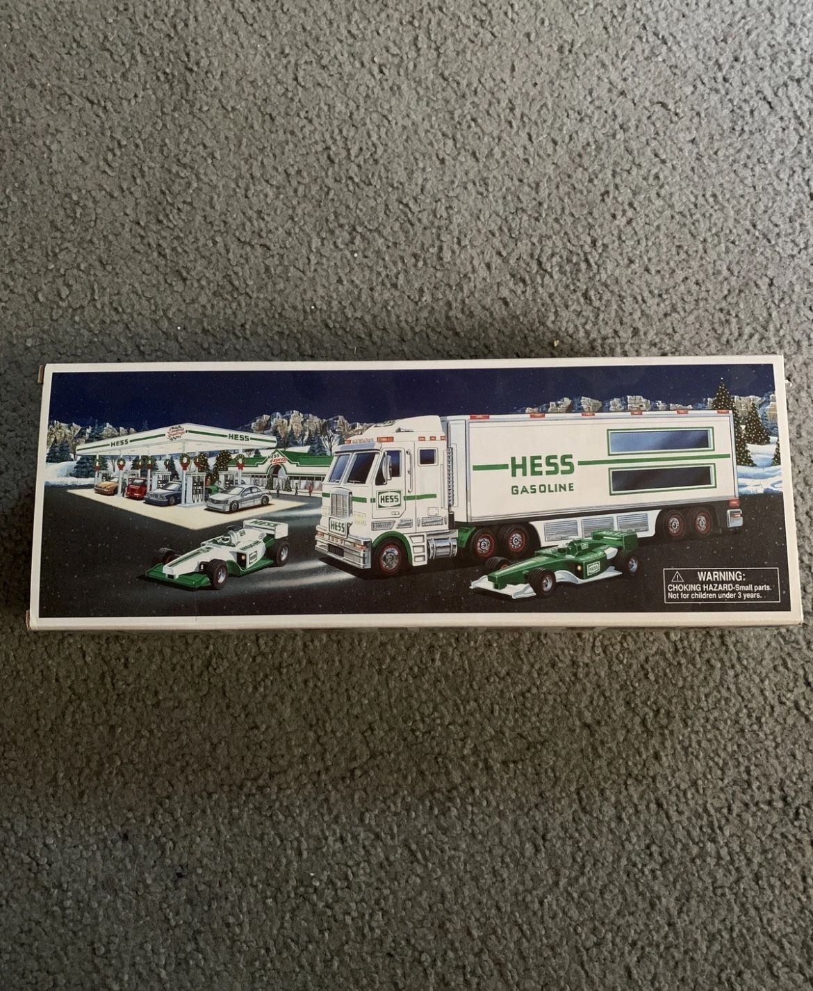 2003 Hess Truck w/ Pullback RACE CARS -openbox- see details belo