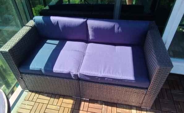 Mcgahan 59'' Wicker Outdoor Loveseat - photo 4