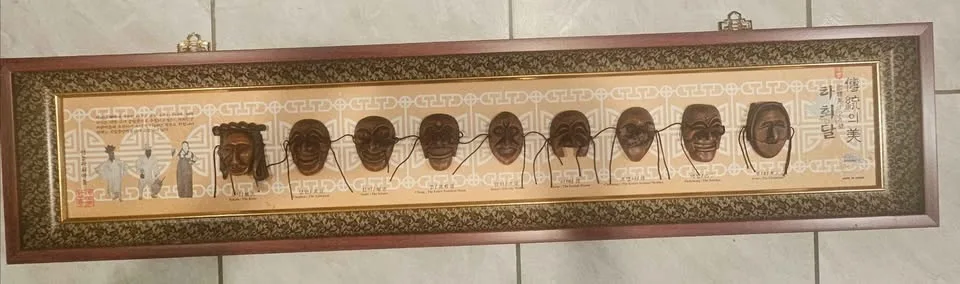 Korean mask craft frame image indicator(2)