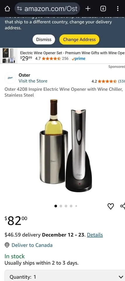 Oster Electric Wine Opener with Chiller image indicator(3)