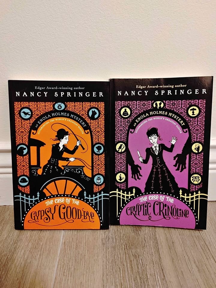 Enola Holmes Mystery Books Duo $5 each - brand new