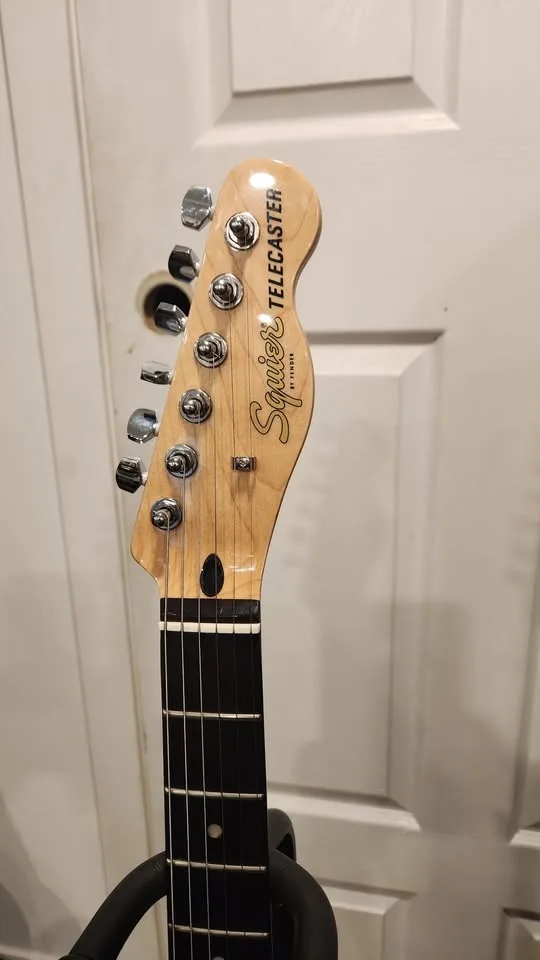 $350 Squier Telecaster Deluxe - Charcoal Frost Metallic image indicator(4)