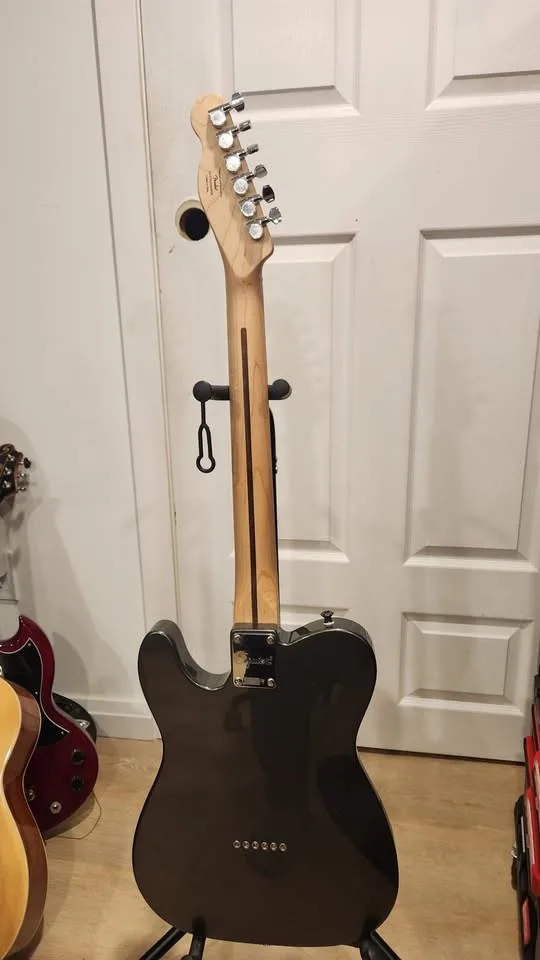 $350 Squier Telecaster Deluxe - Charcoal Frost Metallic image indicator(6)