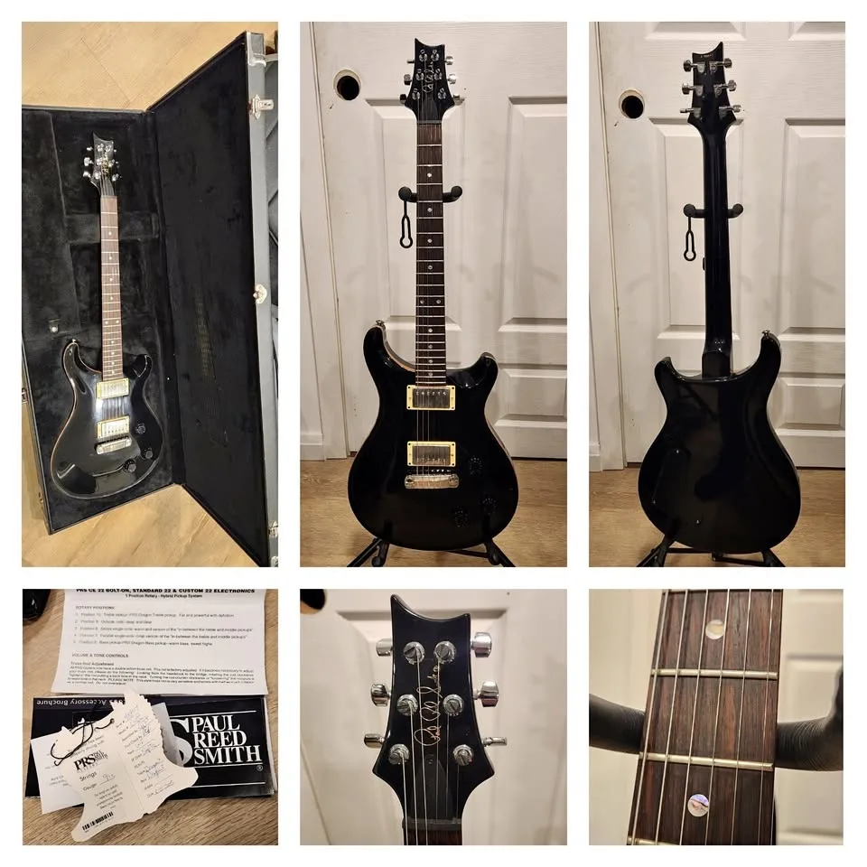 $3000 PRS Custom 22 Electric Guitar (2005) – Black