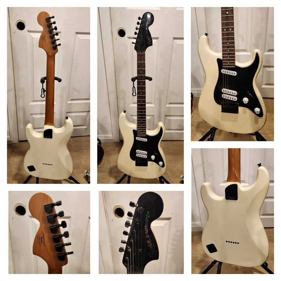 $450 Squier Strat Special Hardtail - Pearl White