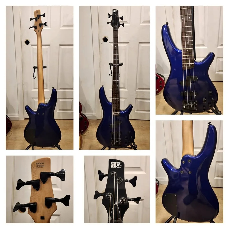$350 Ibanez SR400 Active PJ Electric Bass Guitar