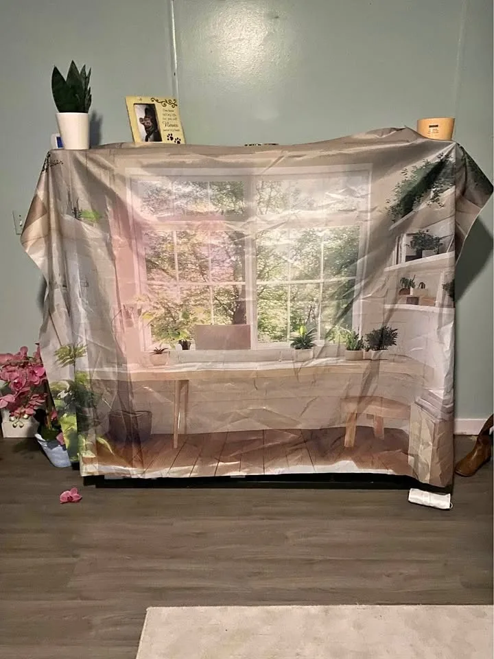 Beautiful Backdrop for whatever your heart desires. $25/OBO.