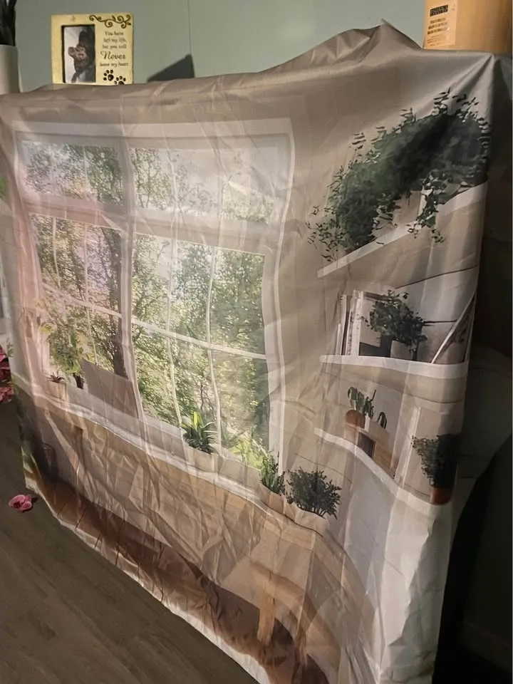 Beautiful Backdrop for whatever your heart desires. $25/OBO. image indicator(3)