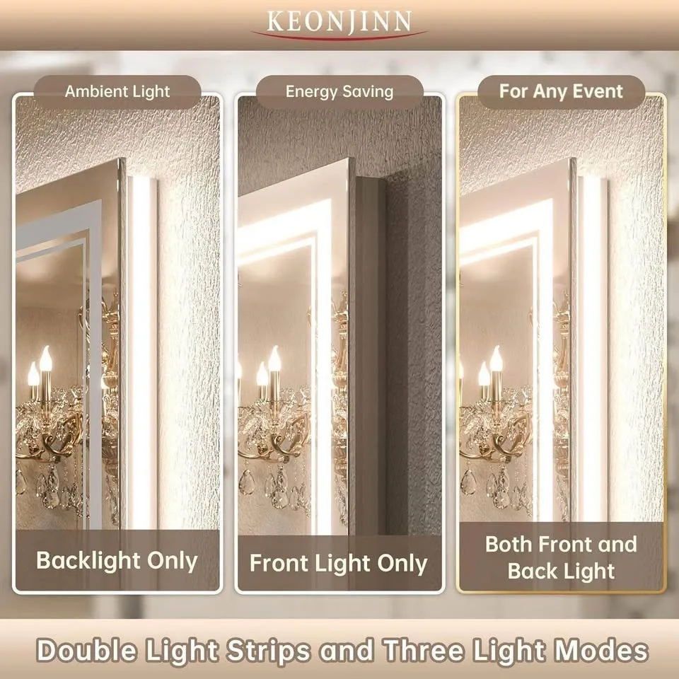 LED Bathroom Mirror 24x32 inches - brand new image indicator(2)