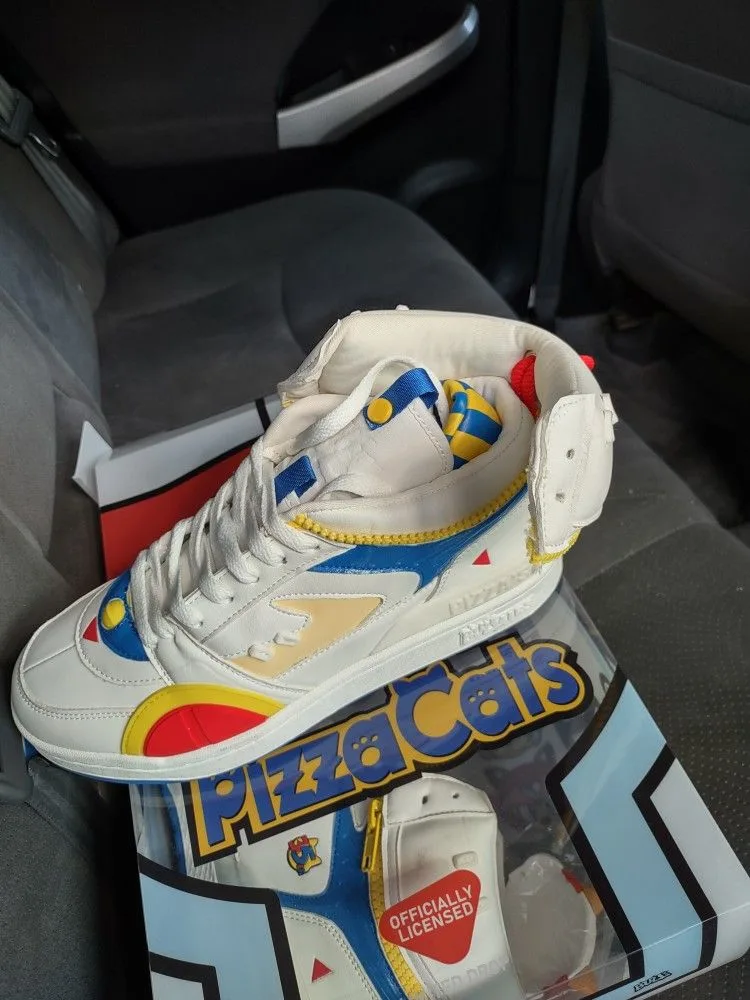Samurai Pizza Cats Men's Size 8 Rare Collectable