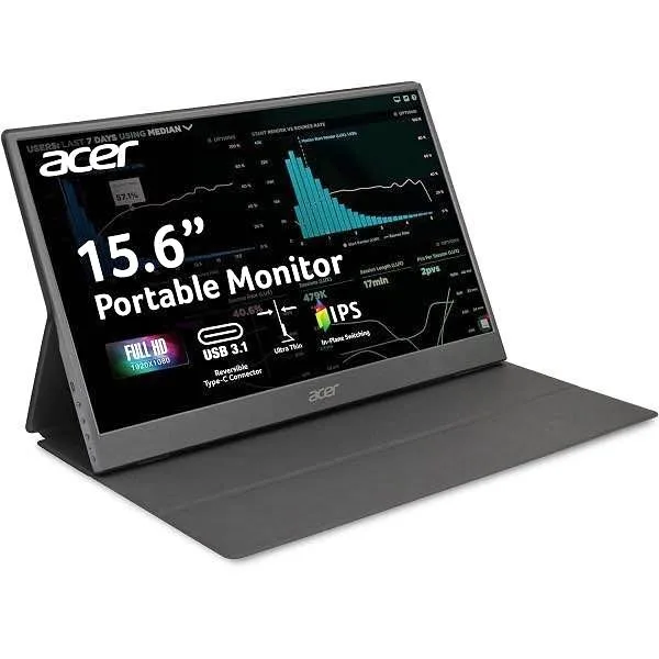 ACER PM161Q 15.6" FHD PORTABLE USB-C MONITOR