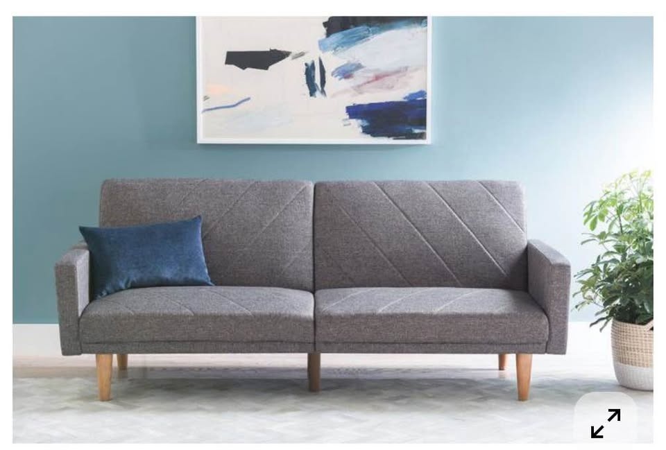 Convertible Sofa Bed – Grey Fabric – Modern Style – $150 OBO - photo 2