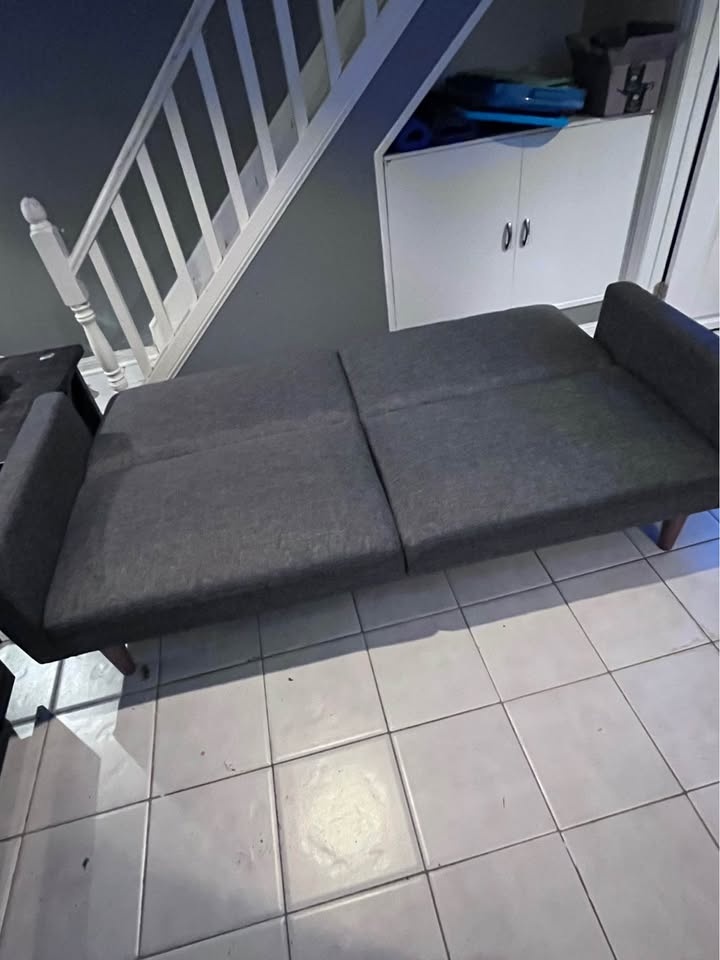 Convertible Sofa Bed – Grey Fabric – Modern Style – $150 OBO - photo 3