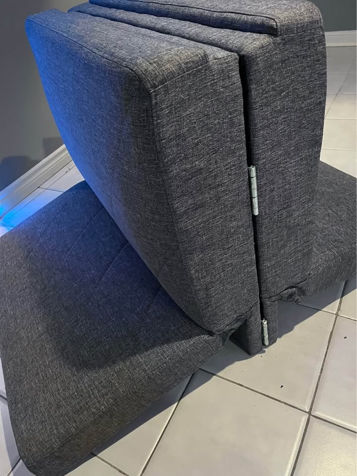 Convertible Sofa Bed – Grey Fabric – Modern Style – $150 OBO - photo 5