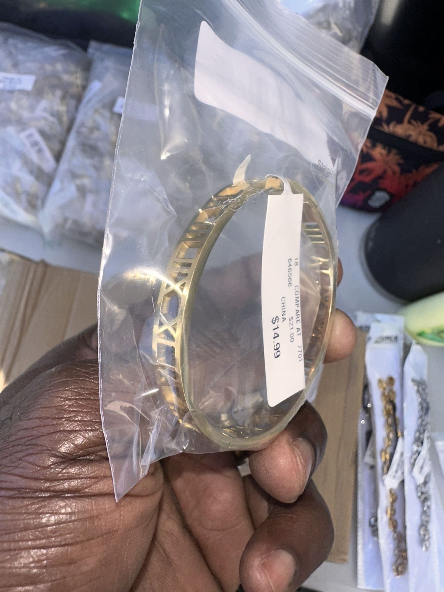 Gold Coated Stainless Steel Bracelet - photo 3