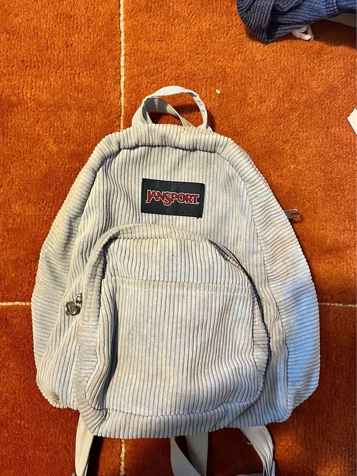 Corduroy Jansport mini backpack