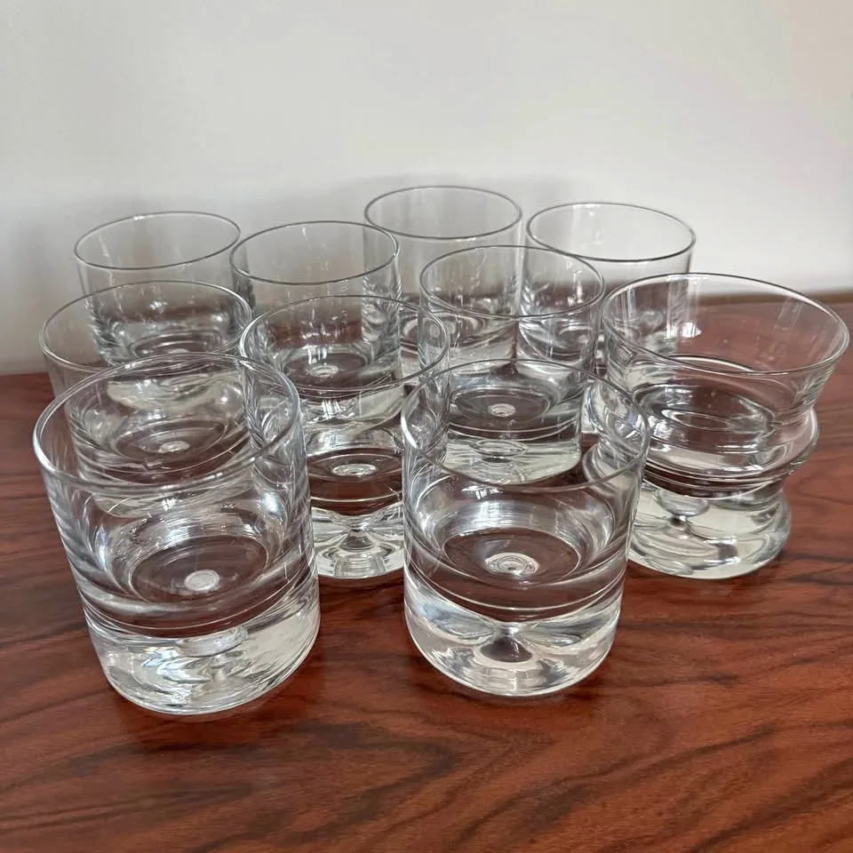 Vintage Krosno Whiskey Glasses (10)