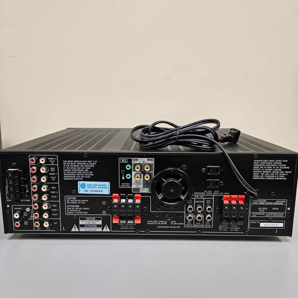 Kenwood KR-7060 Audio-Video Receiver - photo 2