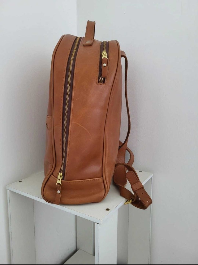 100% Genuine Leather Backpack - Made in Canada - photo 2