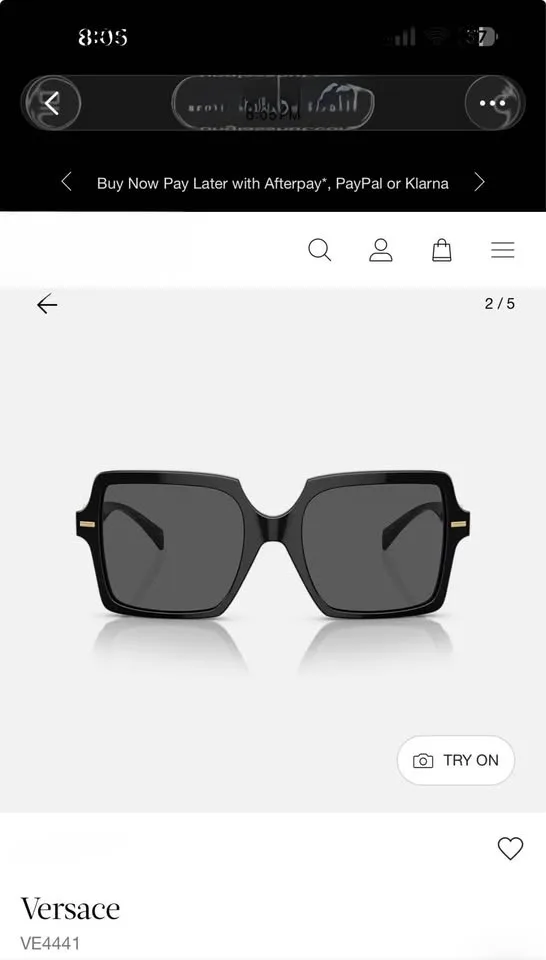 Gucci, Prada, Versace and ray ban round reverse sunglasses image indicator(5)