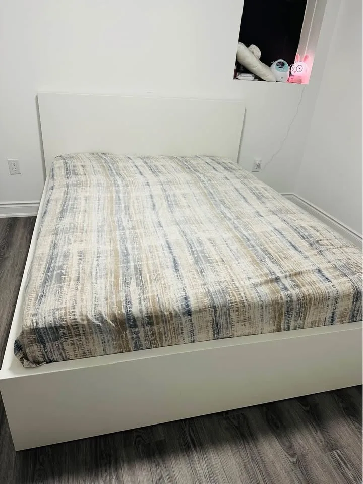 IKEA Bed Frame with 4 Storage Drawers + Mattress image indicator(2)