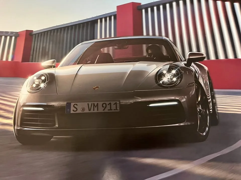 Large Porsche 911 Poster