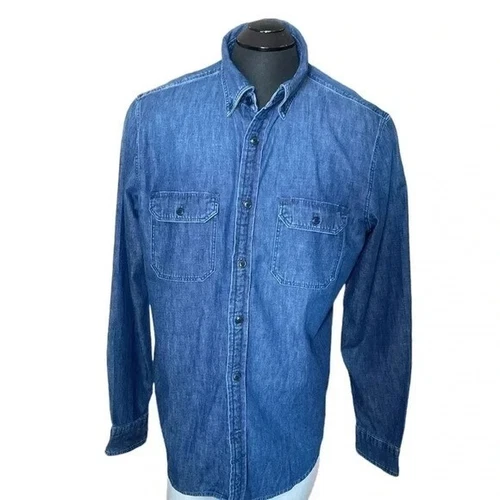 Banana Republic denim two pocket shirt sz L Tall