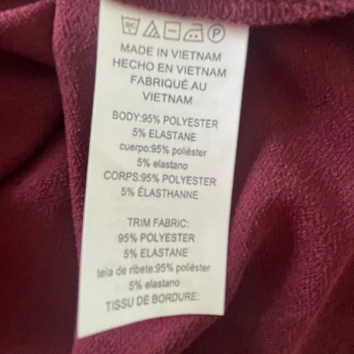 Michael by Michael Kors burgundy sequin top sz M - photo 5