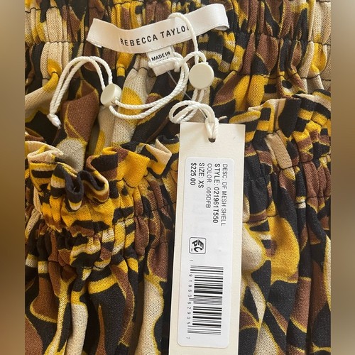 Rebecca Taylor Daphne Fleur Mesh Midi Skirt sz XS - photo 2