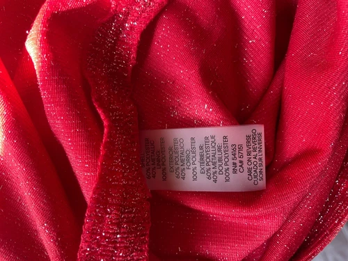 Calvin Klein Metallic Faux-Wrap Sheath Dress sz 12 - photo 2