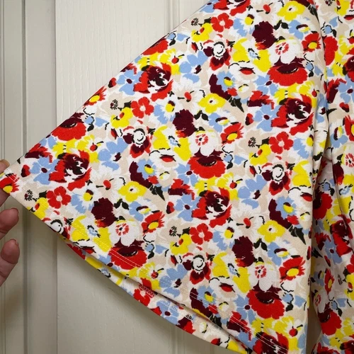 Ann Taylor Floral Top with Tie sz S - photo 2