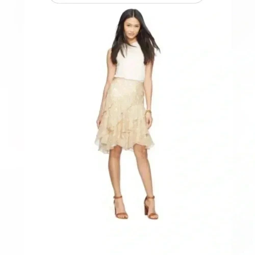 Lauren by Ralph Lauren python print skirt sz 2 - photo 5