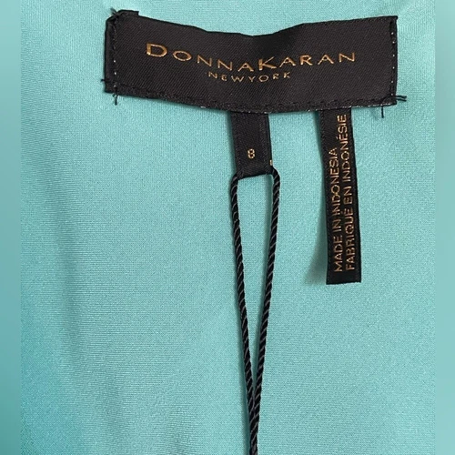 Donna Karan New York tie dye faux wrap dress sz 8 - photo 2