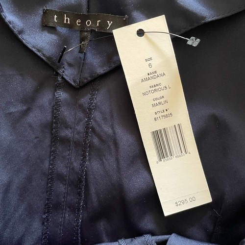 Theory Marlin Blue Short Sleeve "Amandana" Dress sz 6 - photo 5