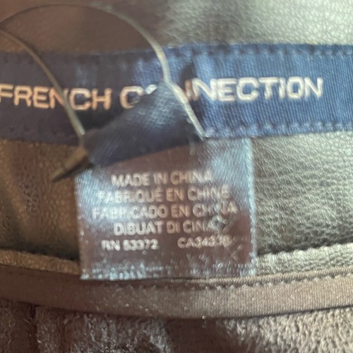 French Connection Vegan Leather Pants sz 8 - photo 4