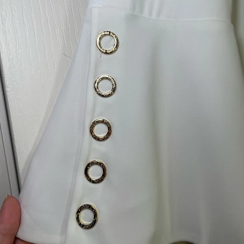 Calvin Klein Off White Dress with flared sleeves sz 8 - photo 2