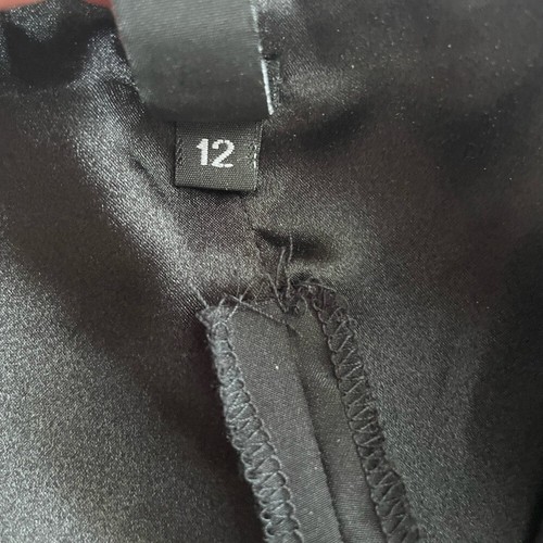 Laundry by Shelli Segal black silk dress pants sz 12 Pet - photo 3