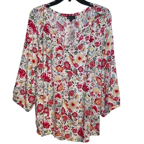 Jones New York floral print sz 2X